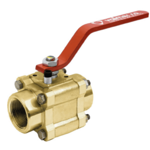 Válvulas esféricas 3 partes bronce